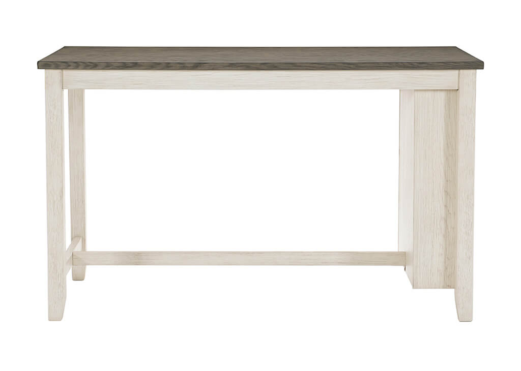 Antique White Modern Bookcase 5 PC Counter Height Set