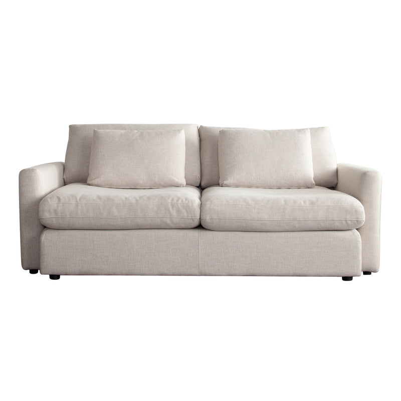 Contemporary Cream Feather Down Sofa