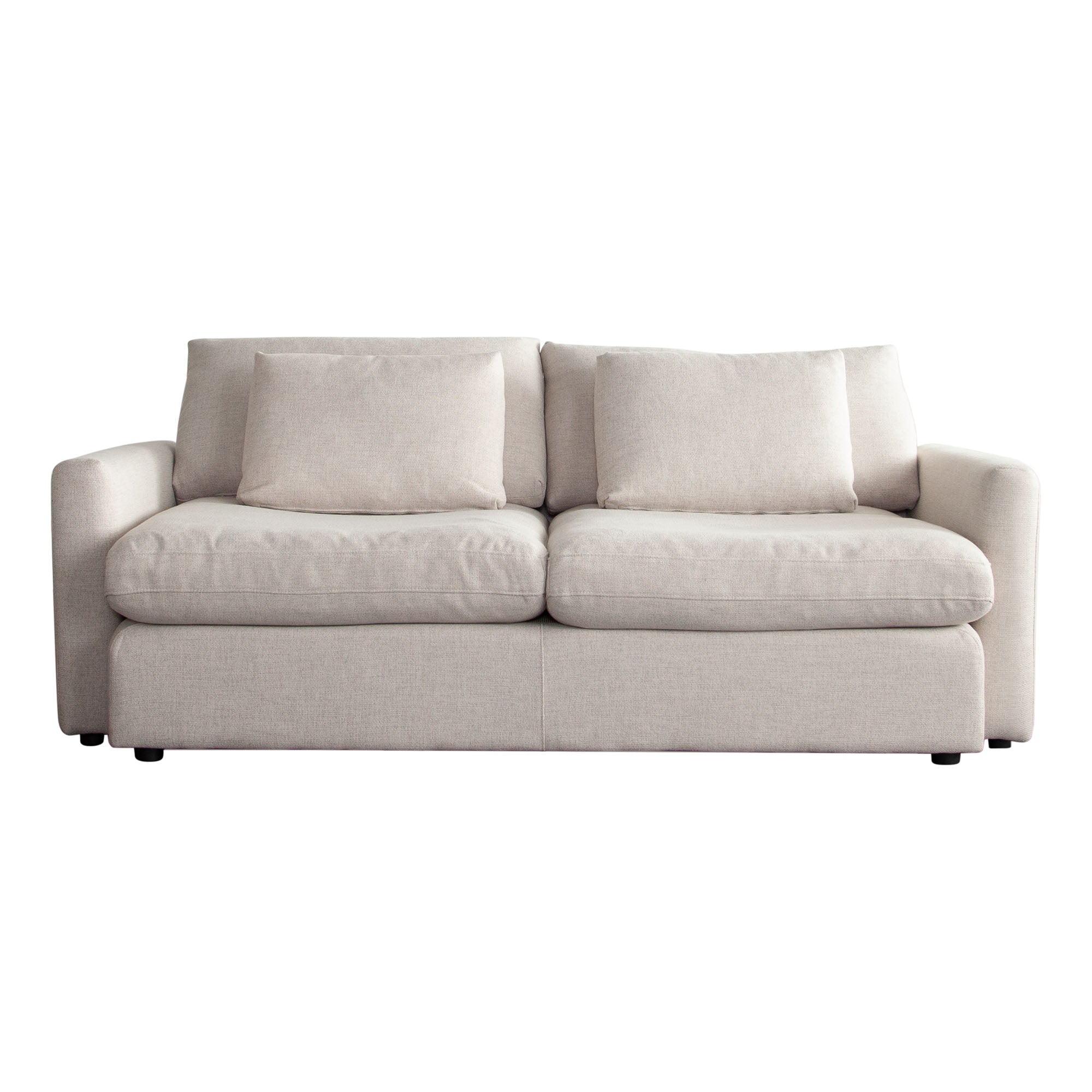 Contemporary Cream Feather Down Sofa