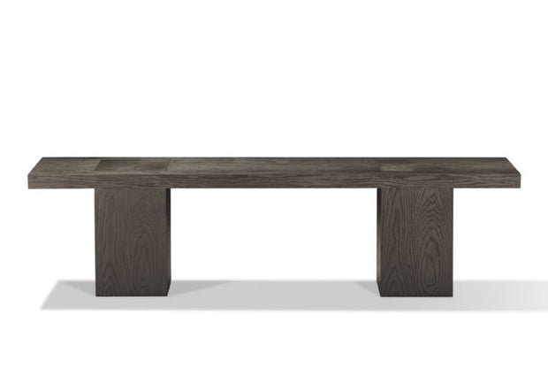 Oak Veneer Ash End Grain Bench