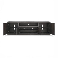 Oxford Solid Wood Basalt Gray TV Stand