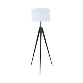 Black Metal Tripod Floor Lamp