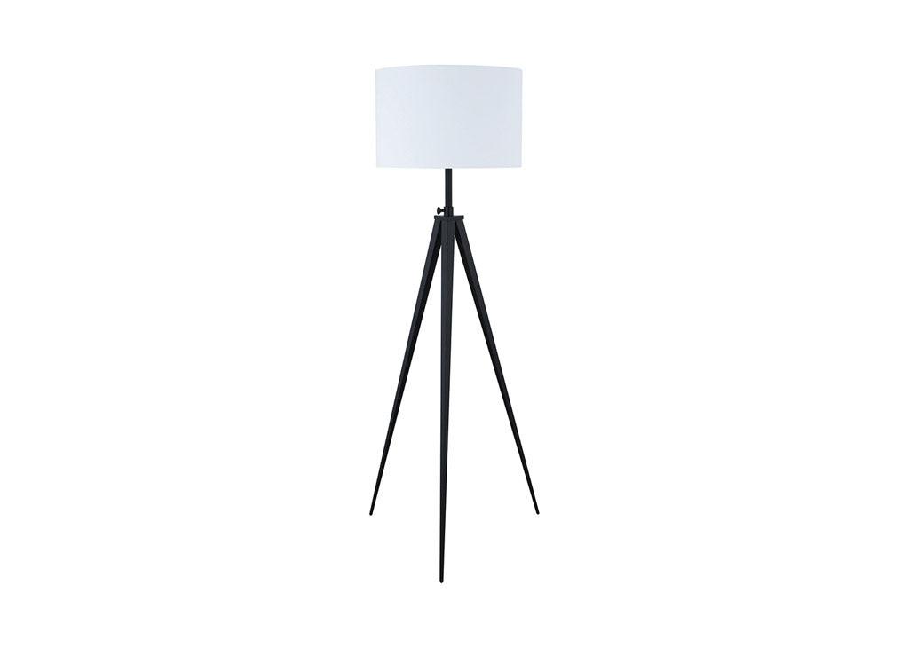 Black Metal Tripod Floor Lamp