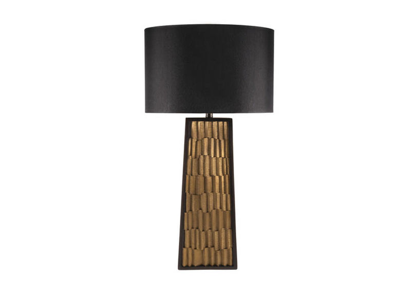 Black & Gold Tone Table Lamp