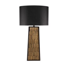 Black & Gold Tone Table Lamp