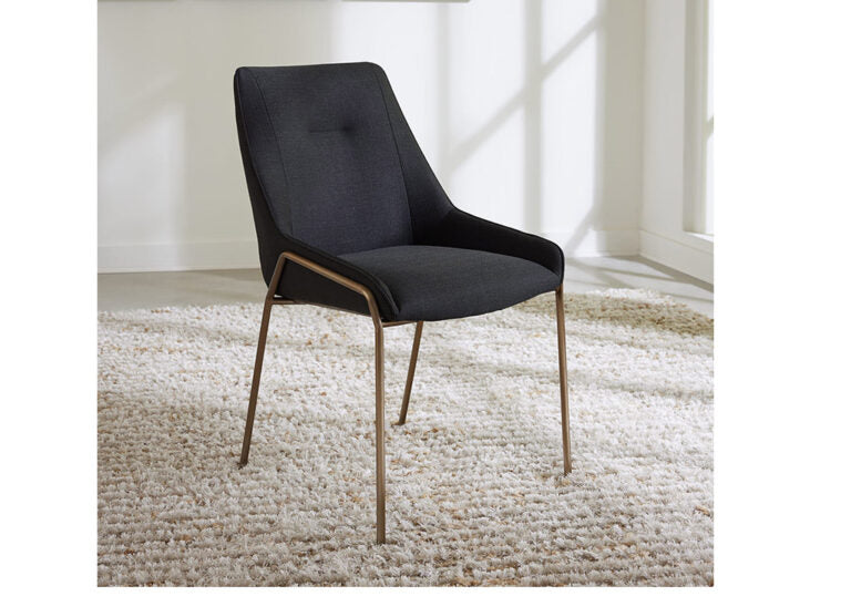 Bronze Metal Dining Chairs