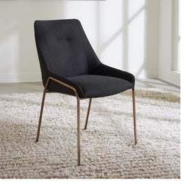 Bronze Metal Dining Chairs
