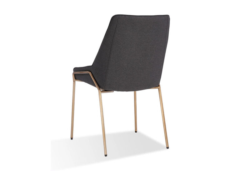 Bronze Metal Dining Chairs