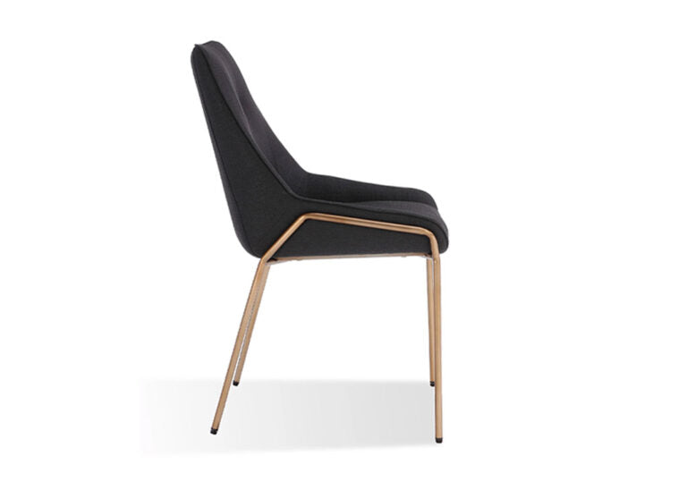 Bronze Metal Dining Chairs