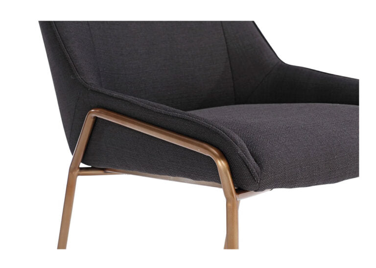 Bronze Metal Dining Chairs