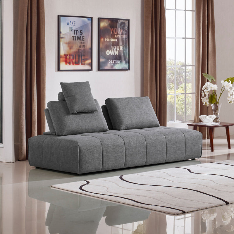 Convertible Space Gray Lounger