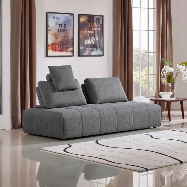 Convertible Space Gray Lounger