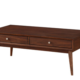 Dark brown coffee table