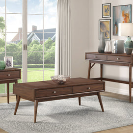 Dark brown coffee table