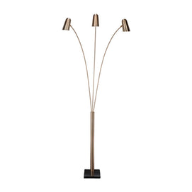 Gold Finish Arc Floor Lamp