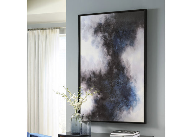 Contemporary Blue Wall Art