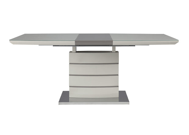 Contemporary Chrome-Based Dining Table