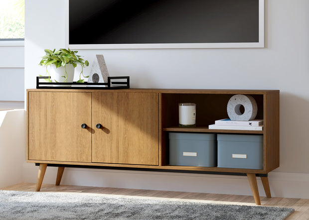 Contemporary Light Brown TV Stand