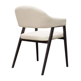 Modern Upholstered & Metal Base Dining Chair (set of 2)