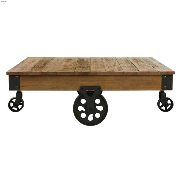 Industrial Rustic Poplar Coffee Table