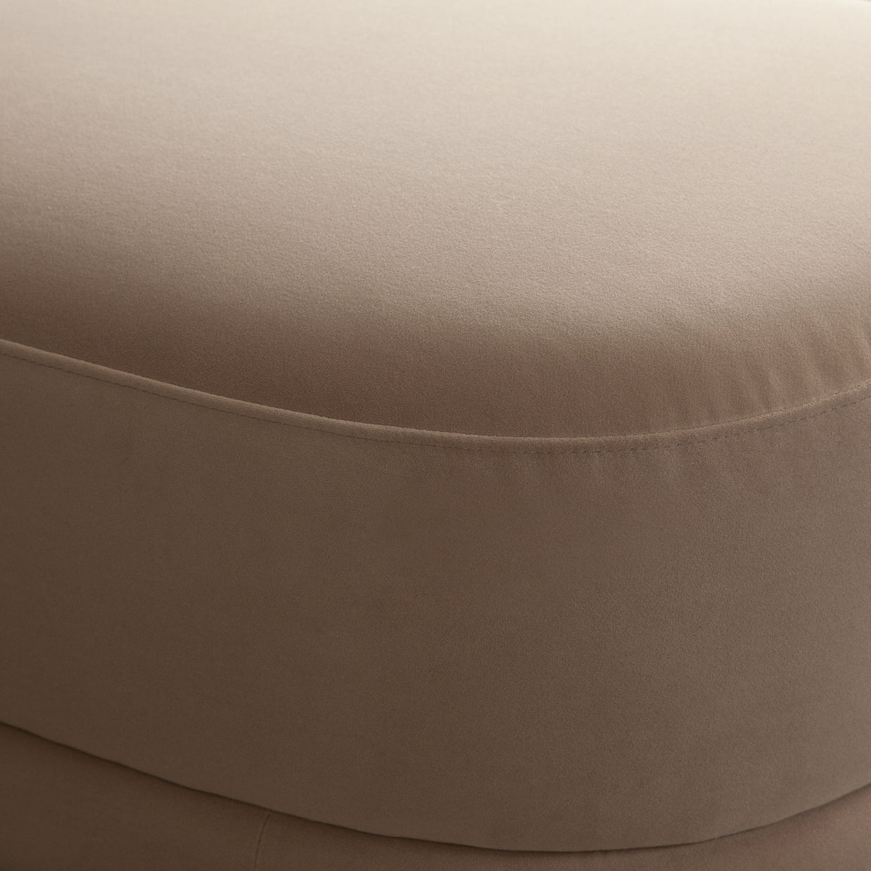 Sculpted Performance Fabric Bench