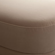 Sculpted Performance Fabric Bench