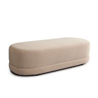 Sculpted Performance Fabric Bench
