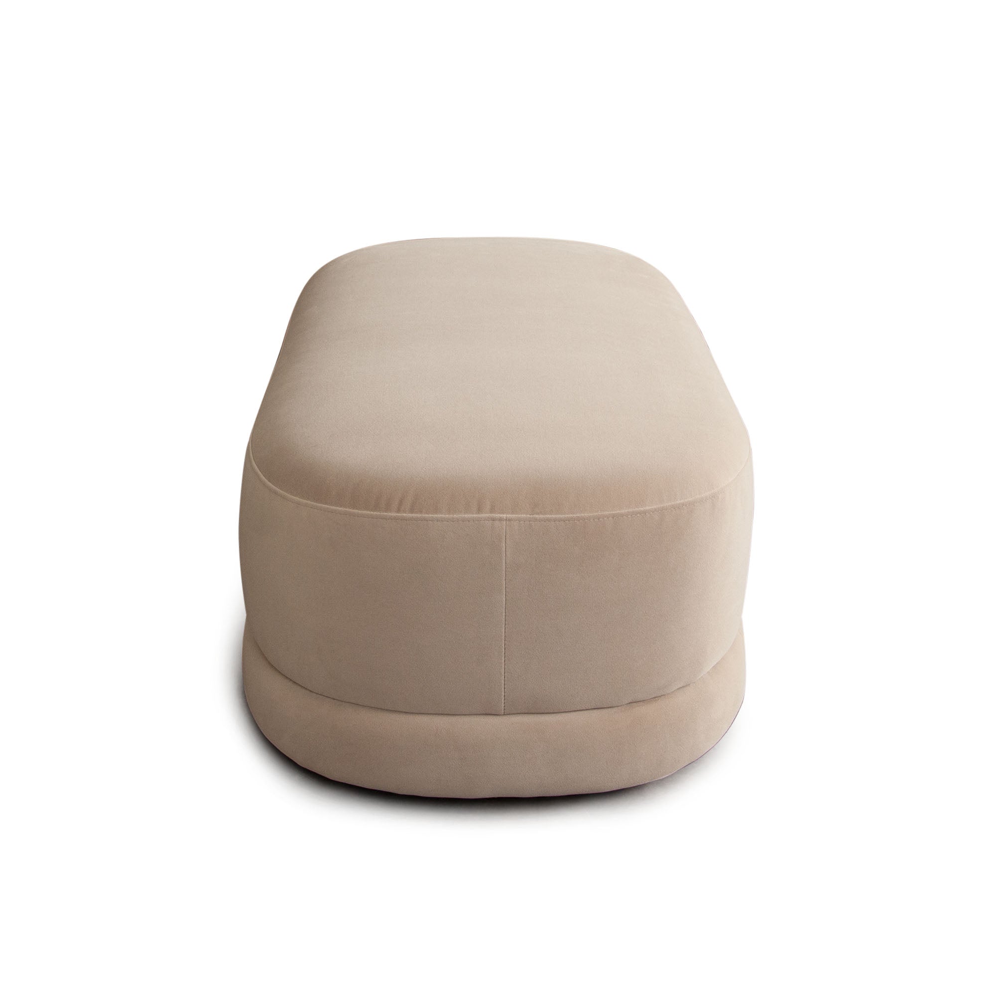 Sculpted Performance Fabric Bench