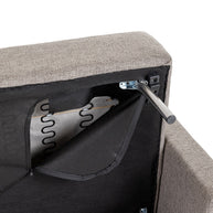 Gray Convertible Sleeper Sofa Bed