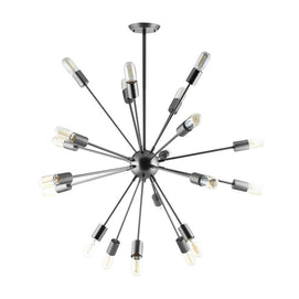 Gray Sputnik Style Chandelier