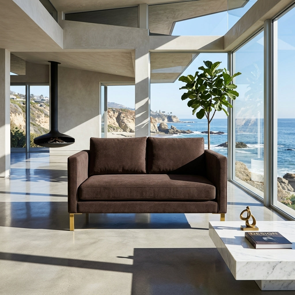 Glam Custom Sofa Loveseat
