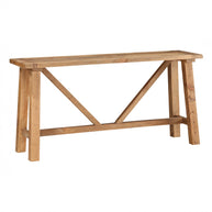 Reclaimed Wood Farmhouse Console Table