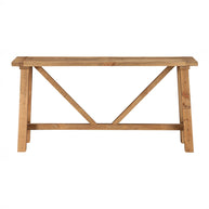 Reclaimed Wood Farmhouse Console Table
