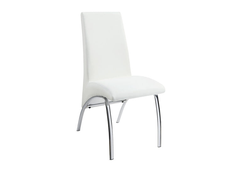 Leatherette & Chrome Dining Chair Set