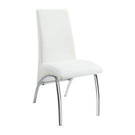 Leatherette & Chrome Dining Chair Set