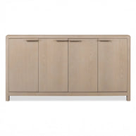 Organic Modern 4 Door Ash Wood Sideboard