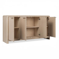 Organic Modern 4 Door Ash Wood Sideboard