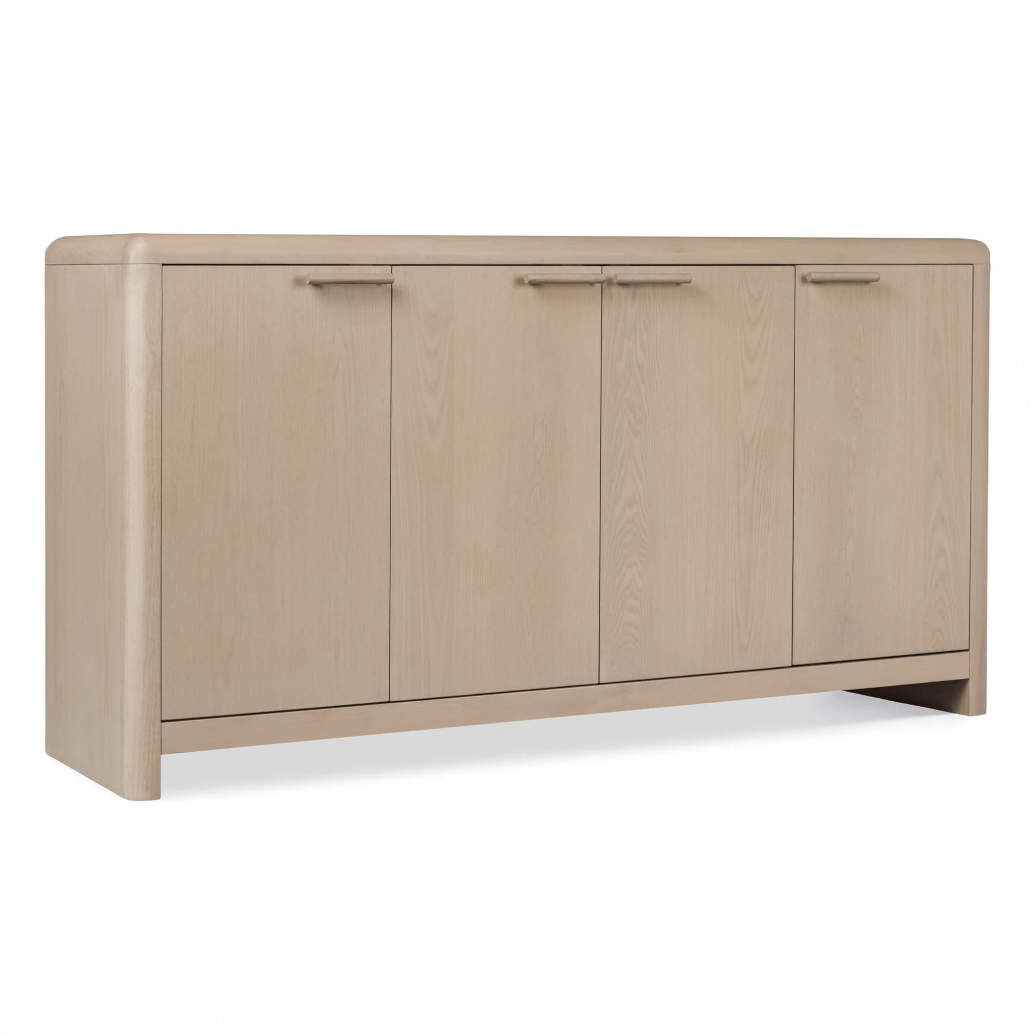 Organic Modern 4 Door Ash Wood Sideboard