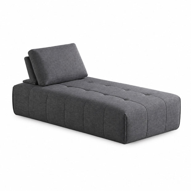 Convertible Space Gray Lounger