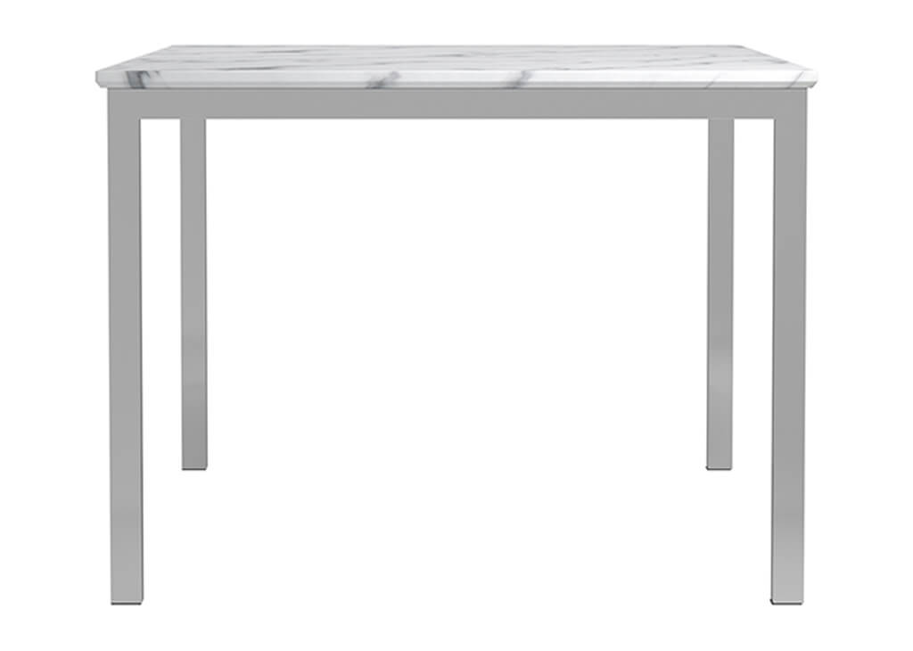 Marble & Chrome Dining Table