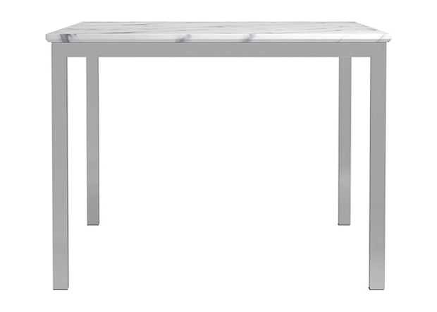 Marble & Chrome Dining Table