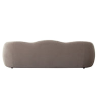 Winter Mink Performance Velvet Sculptural Sofa