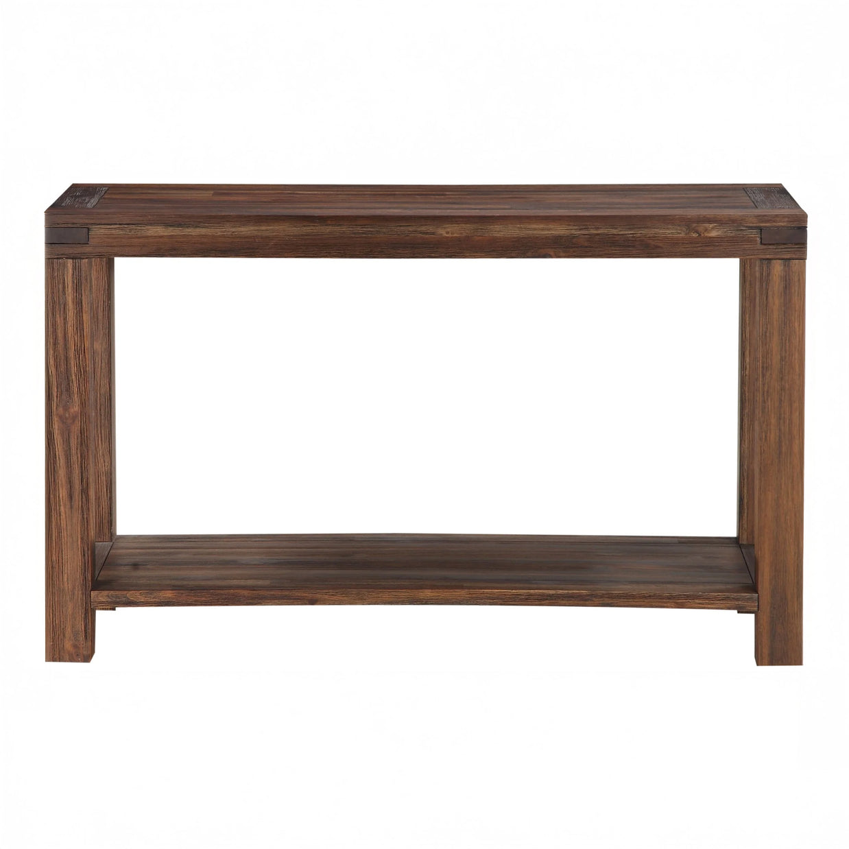 Solid Wood Console Table In Brick Brown or Graphite
