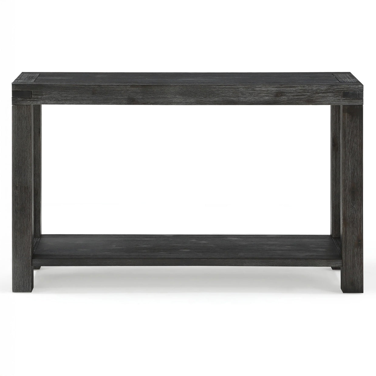 Solid Wood Console Table In Brick Brown or Graphite