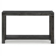 Solid Wood Console Table In Brick Brown or Graphite