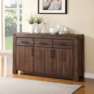 Rustic Solid Acacia Wood Sideboard