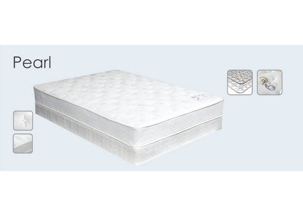 Medium Pearl White Non-Flip Mattress