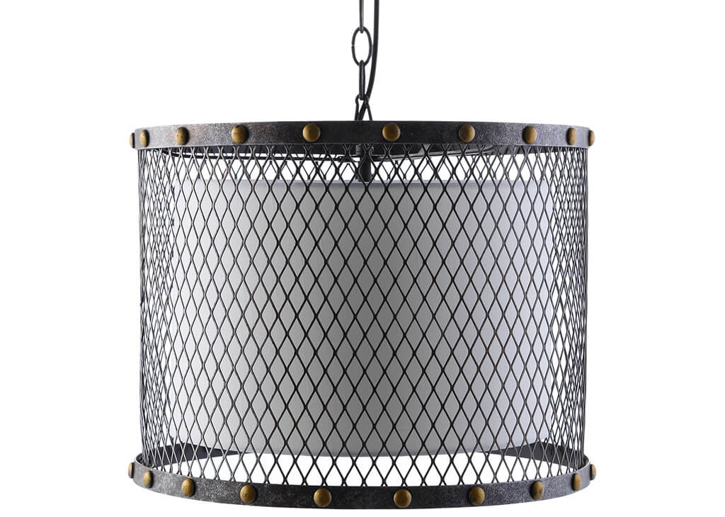 Metal Mesh Chandelier