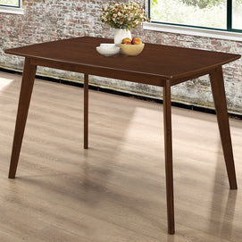 Mid-Century Inspired Chestnut Dining Table