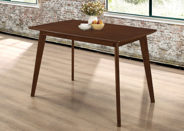 Mid-Century Inspired Chestnut Dining Table